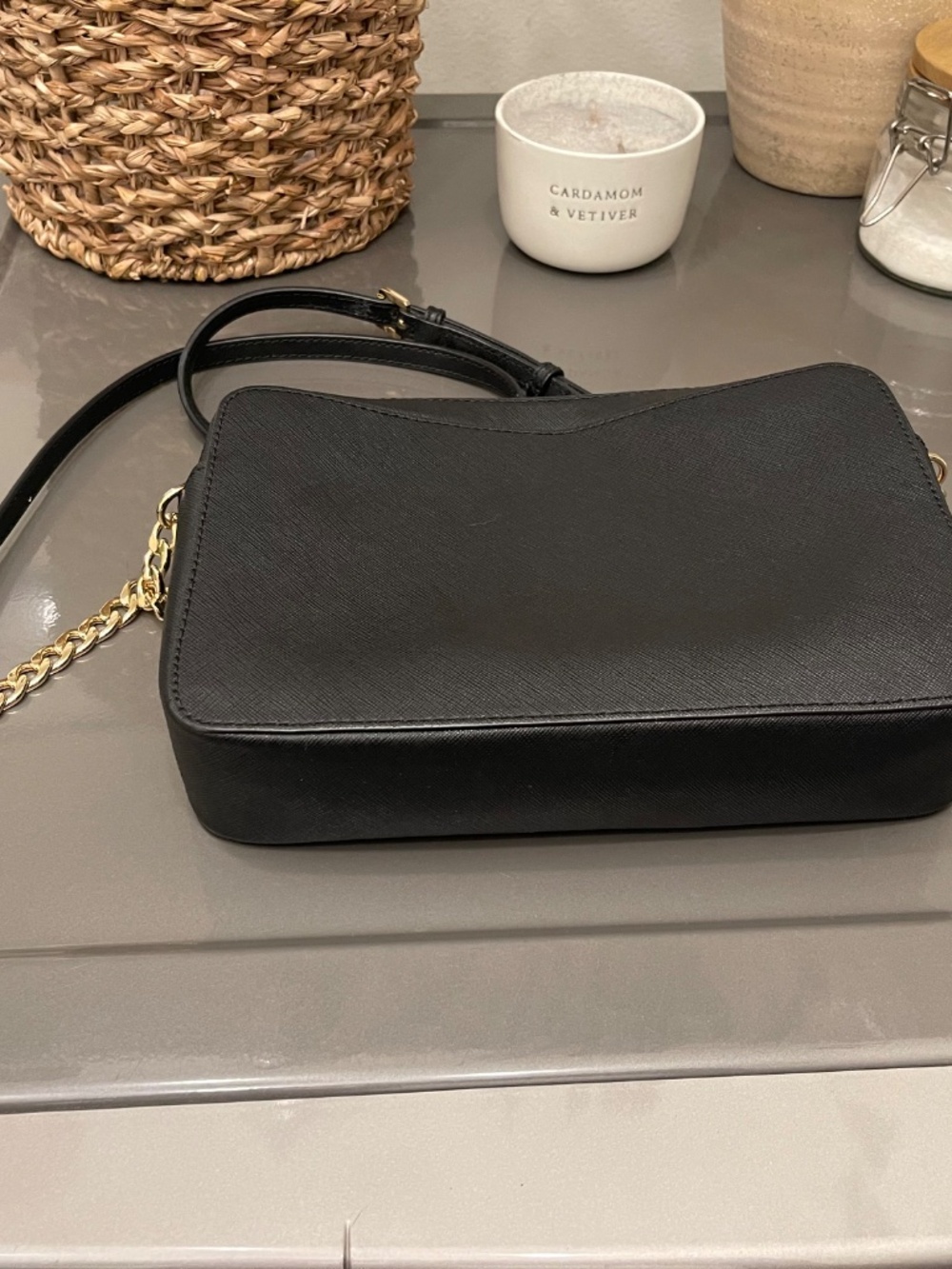Michael Kors Black Crossbody Purse Bag - Picture 6 of 9
